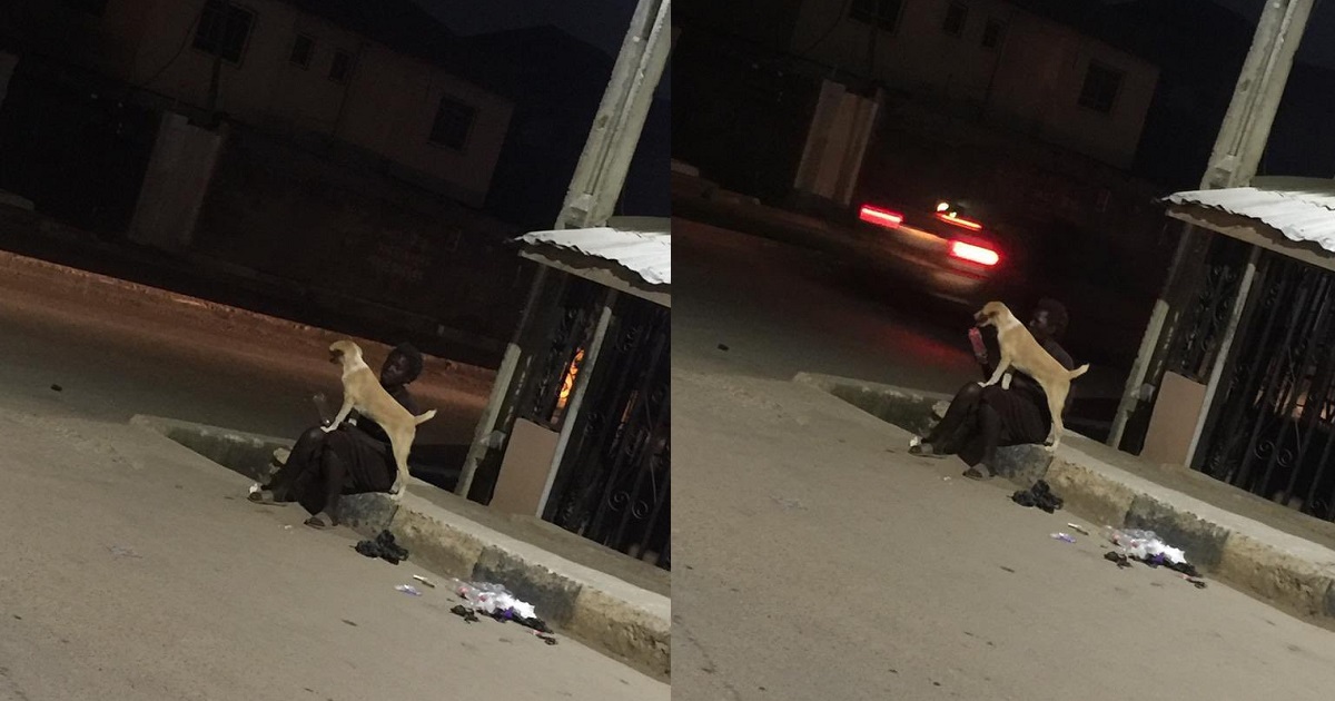 Mentally challenged woman abandoned by her family gets daily visits from her loyal dog (Photos)