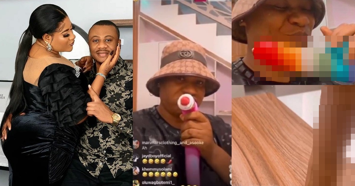 “I can’t cry because of pen!s that can’t do more than 2 seconds” – Nkechi Blessing shows off s3x toys that satisfy her as she blasts her husband’s s3x game (video)