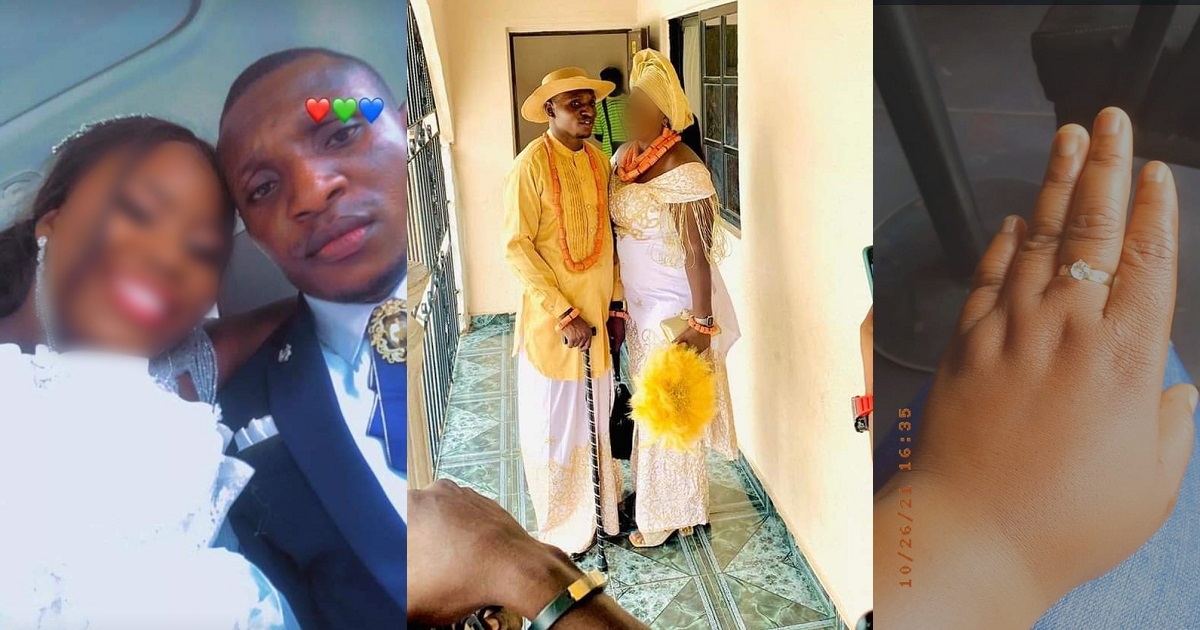 Lady left heartbroken after finding out her fiancé of 6 years got married to someone else three days after he was with her