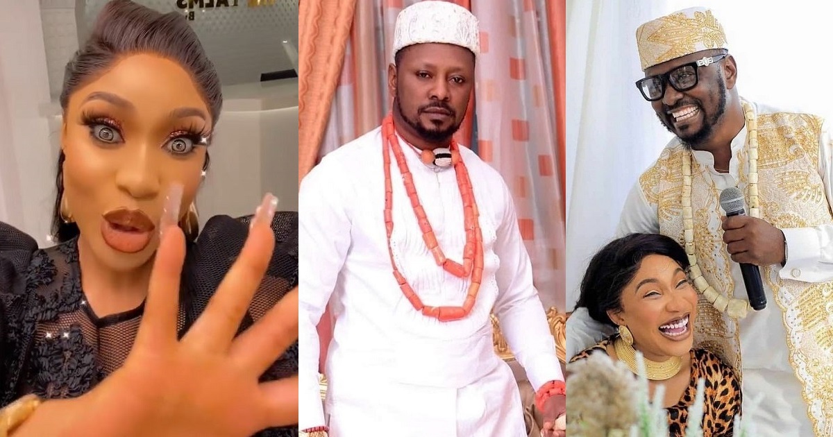 “Public p3nis” “Ashawo” – Tonto Dikeh and her ex-lover exchange filthy words following video she uploaded (Details)
