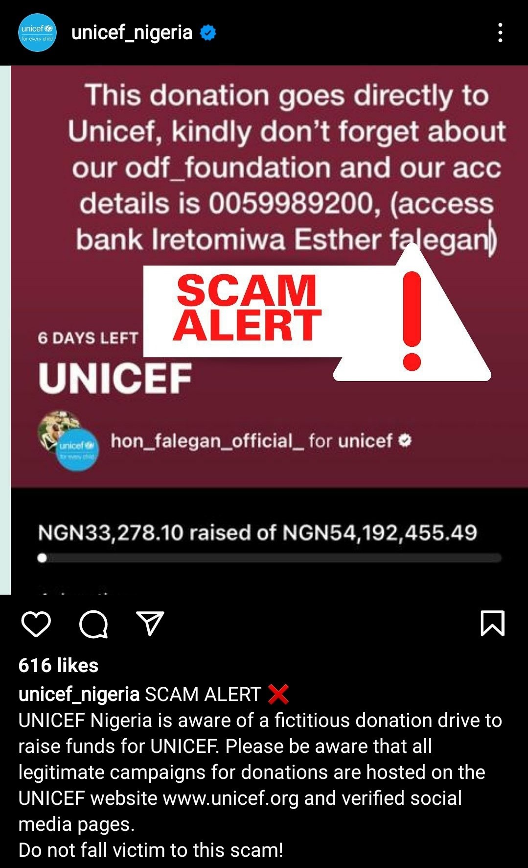 UNICEF Nigeria calls