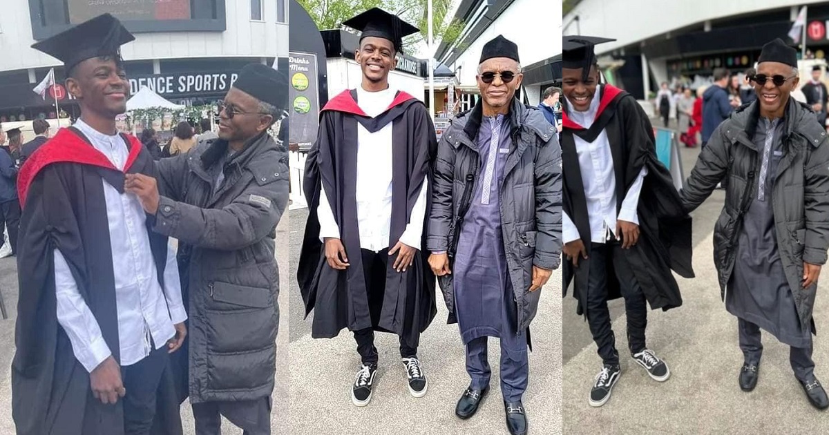 Governor El-Rufai’s son graduates from UK university (photos)