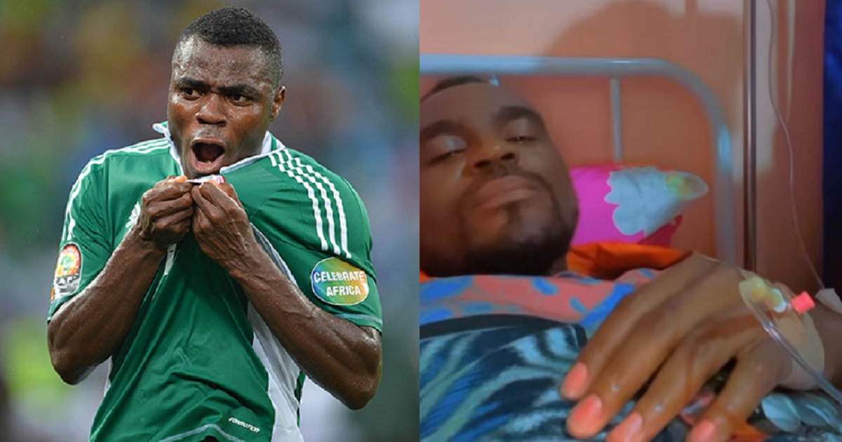 “The pain is too much for me and my heart cannot carry it anymore” – Emmanuel Emenike cries out from hospital bed (video)