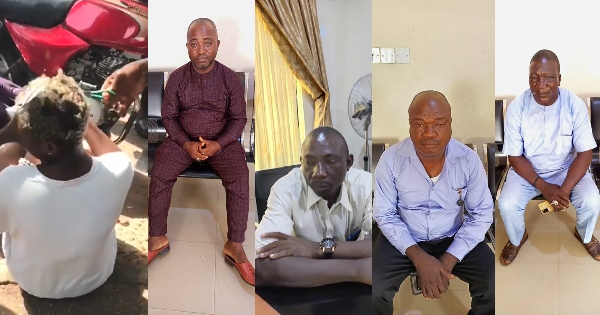 Leaders of Hunters and Forests Security Guards arrested for shaving young lady’s hair in Benue