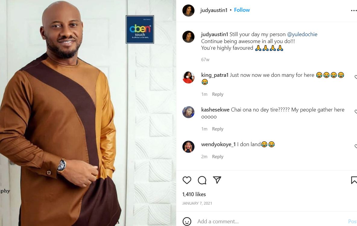 “No be today e start” – Nigerians reacts to old posts of actor Yul Edochie’s new wife ‘gushing’ over him 4 fbgf