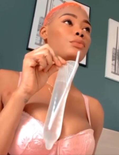 Bobrisky former PA, Oye Kyme shares video of her drinking water from a condom (video) 3 fetgh