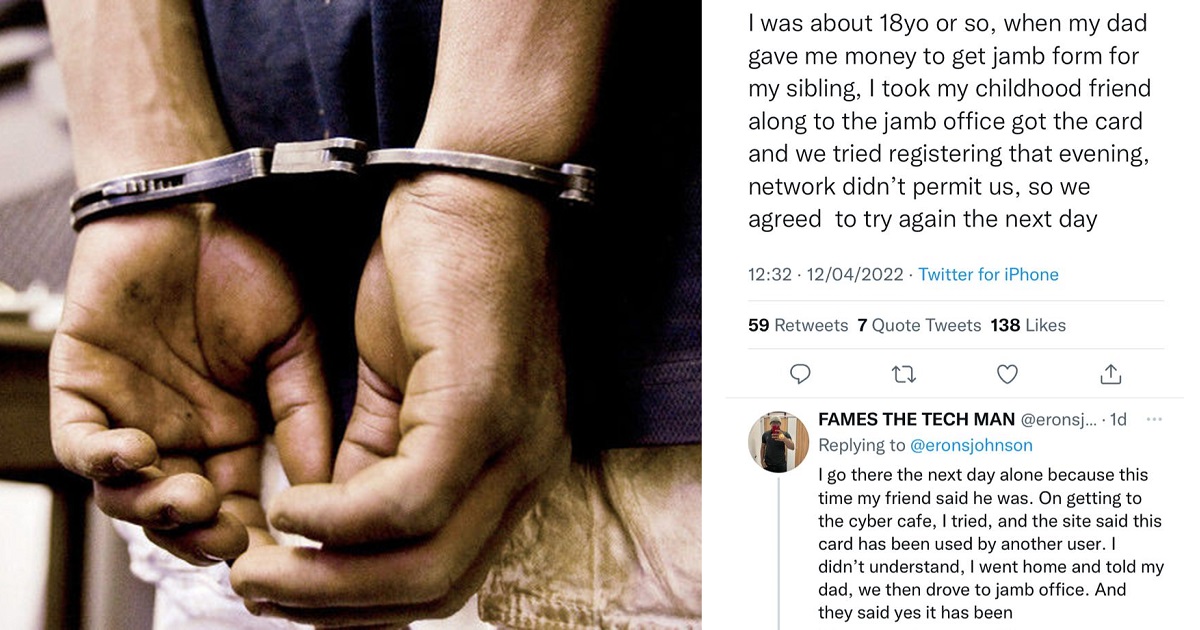 Man ends up in EFCC net years after duping childhood friend