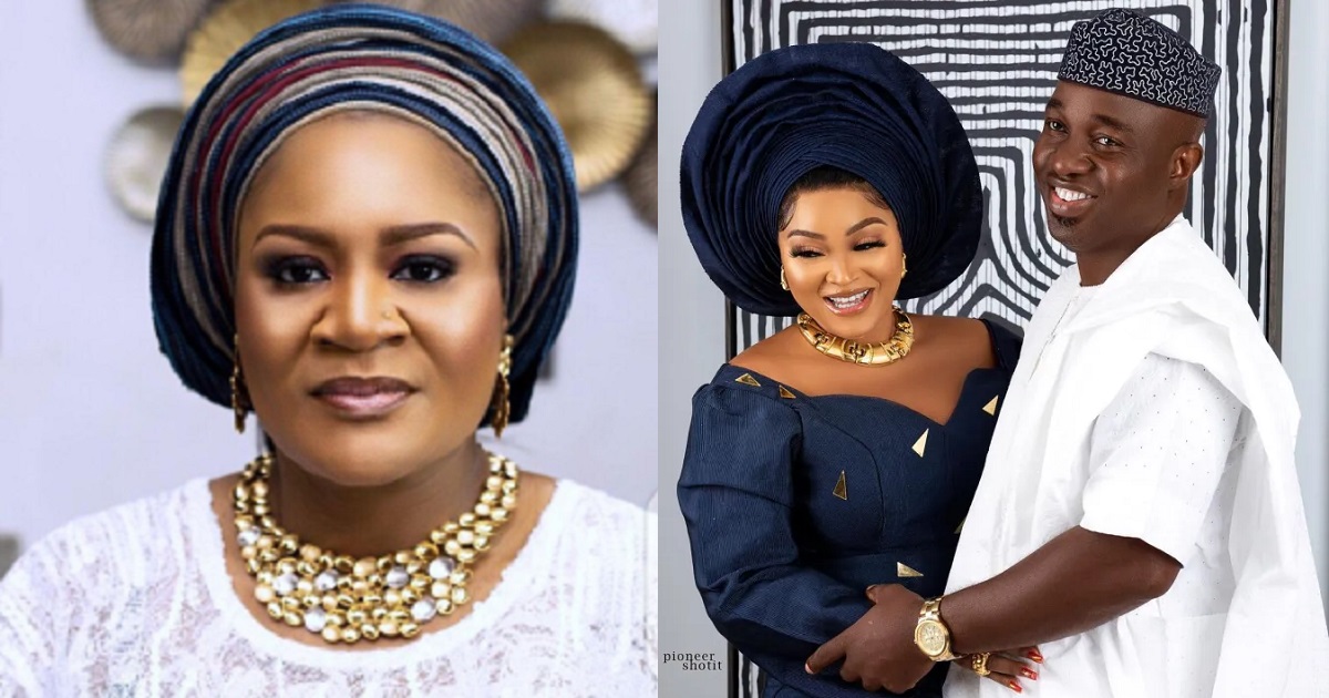 Actress, Mercy Aigbe’s husband’s first wife, Funsho reacts to a post about polygamy