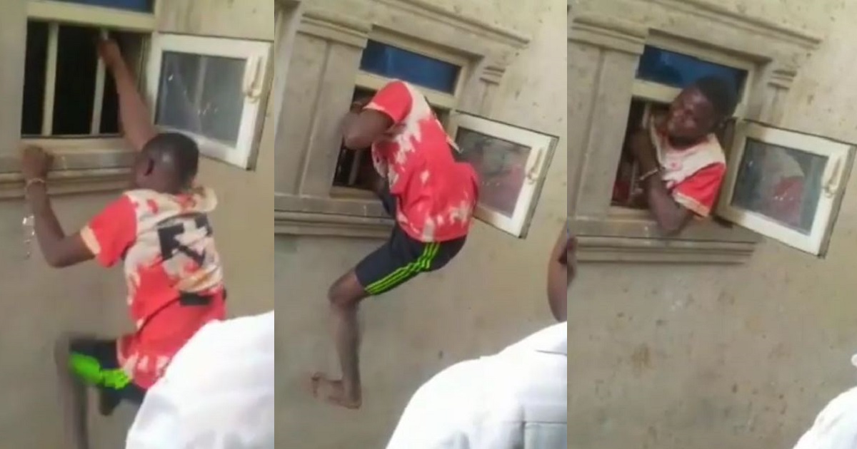 Arrested thief demonstrates