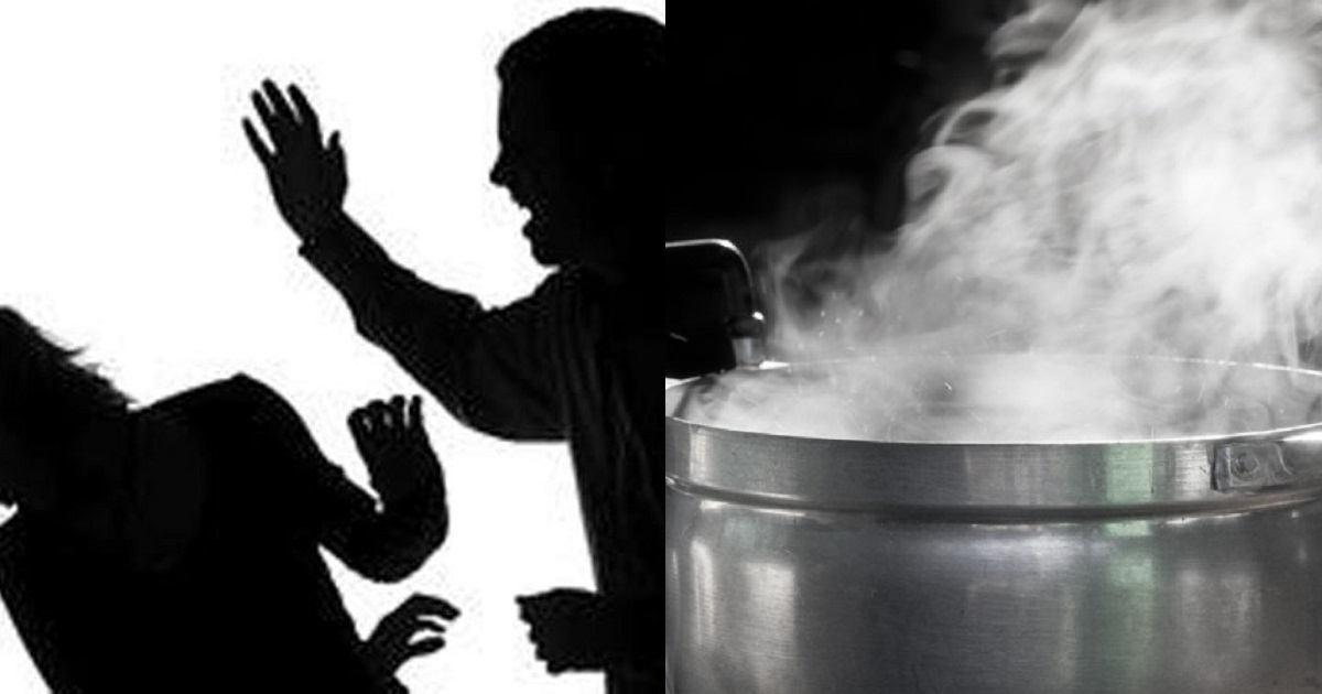 Man bathes his wife with hot water during a fight in Ondo