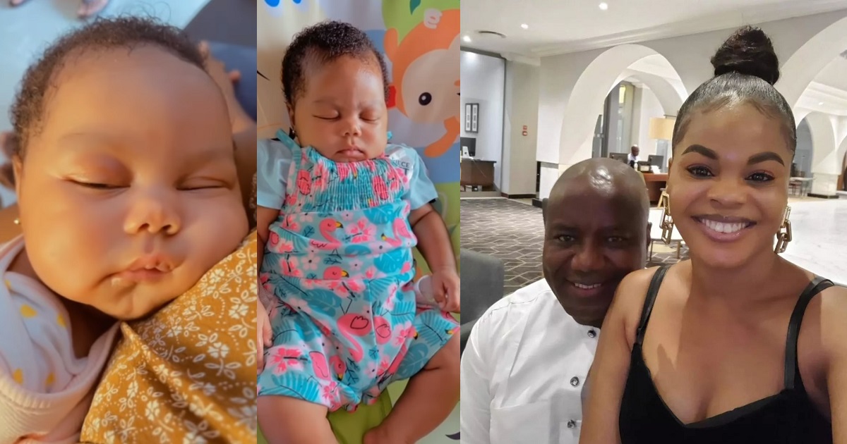 “I love you beyond words can explain” – Lanre Gentry’s wife tells their adorable newborn daughter.