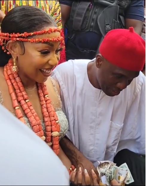 Rita Dominic and her hubby, Fidelis Anosike