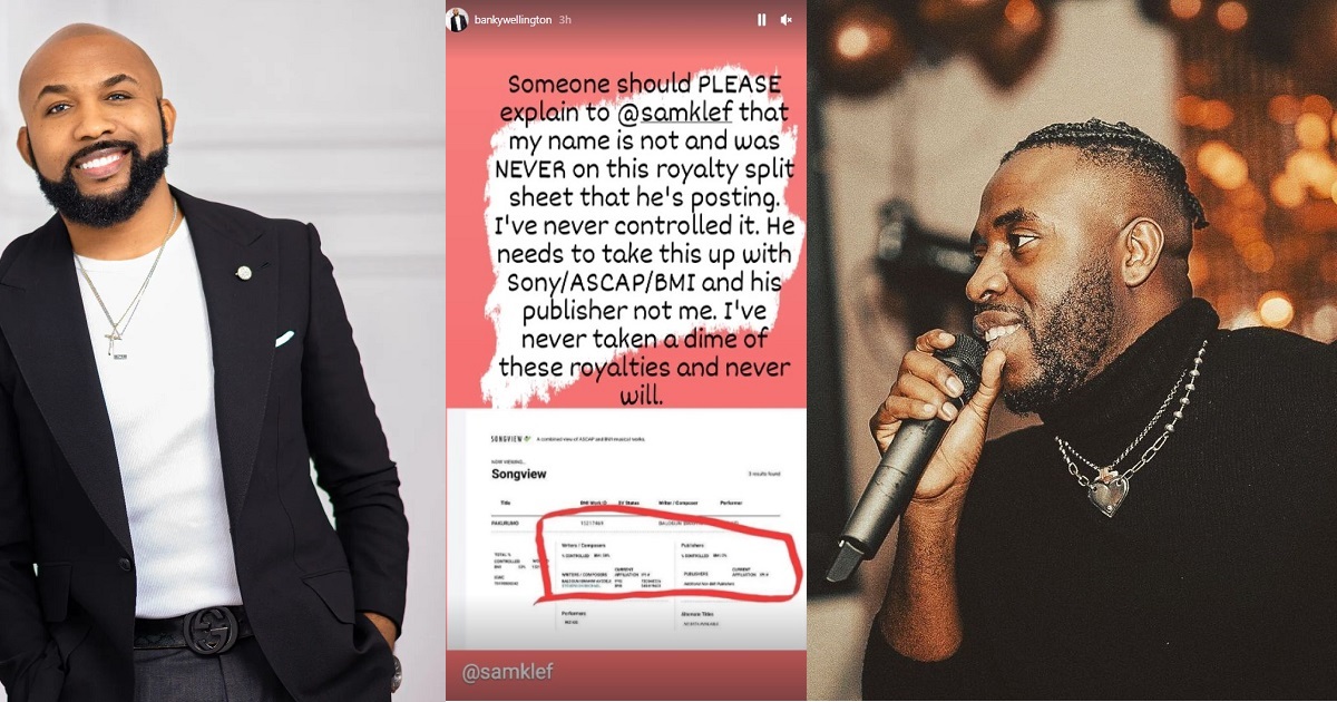 Wizkid’s ‘Superstar’ Album Royalties: Banky W replies Samklef