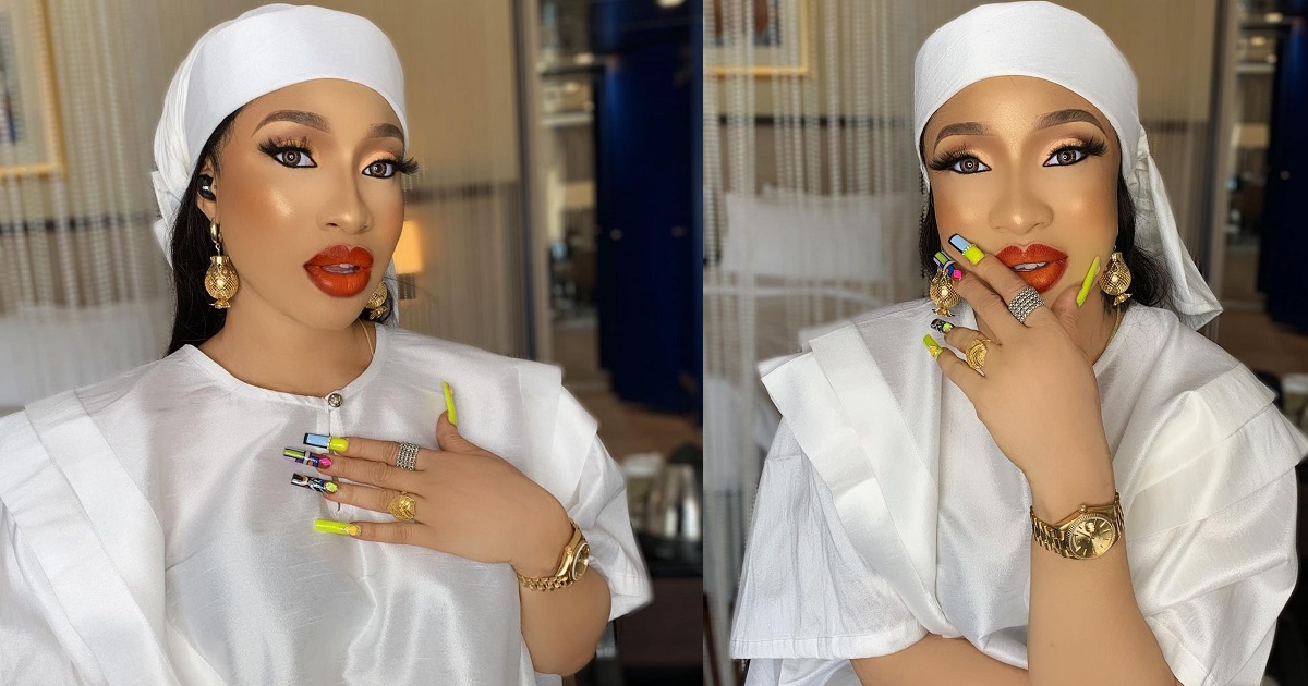 “May the downfall of anyone not be my glory” – Tonto Dikeh says as she prays to God to help her mind her business
