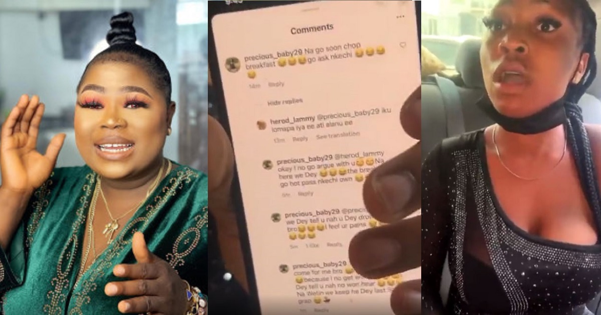 Actress Kemi Apesin tracks down and accosts lady who trolled her online (video)
