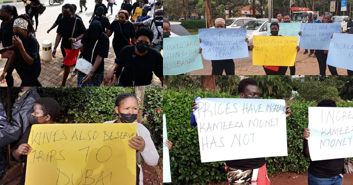 “Wives also deserve trips to Dubai” – Aggrieved women protest against their husbands in Uganda (photos)