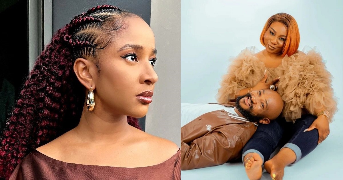 “I’ve heard the loveliest things about your beautiful bride” – Adesua Etomi congratulates Blossom Chukwujekwu