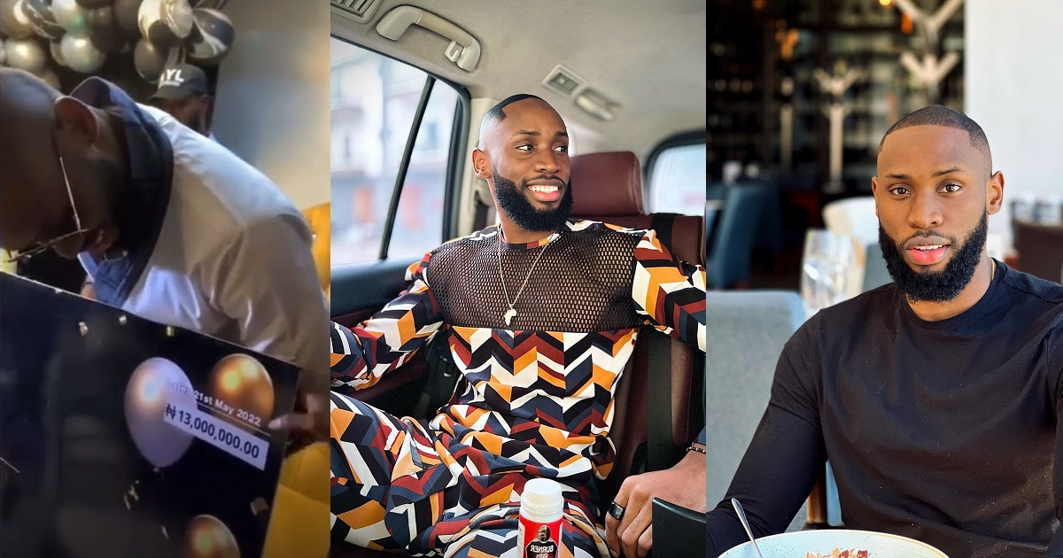 Fans gift BBNaija’s Emmanuel N13million on his 25th birthday