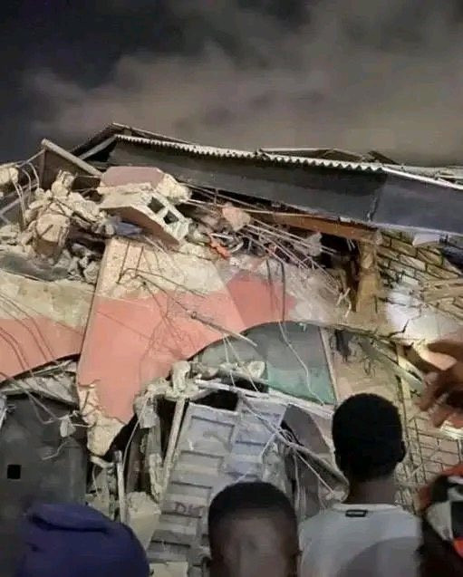 collapsed Ebute Metta building