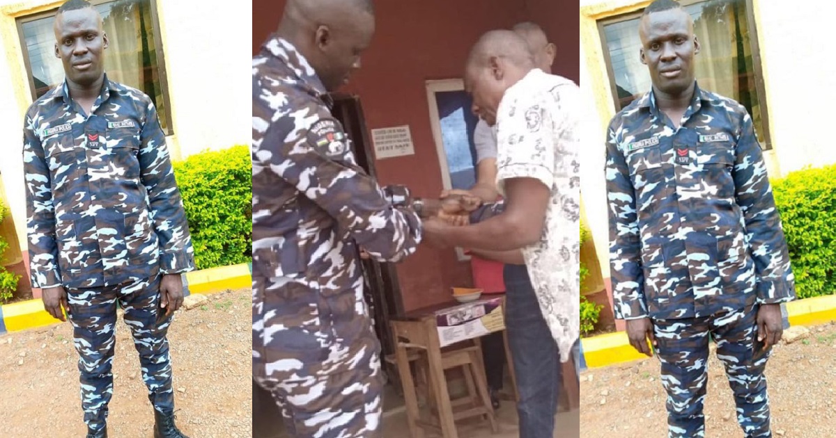 Police arrest officer singing cult song in viral video