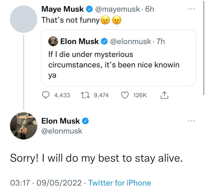  Elon Musk shares