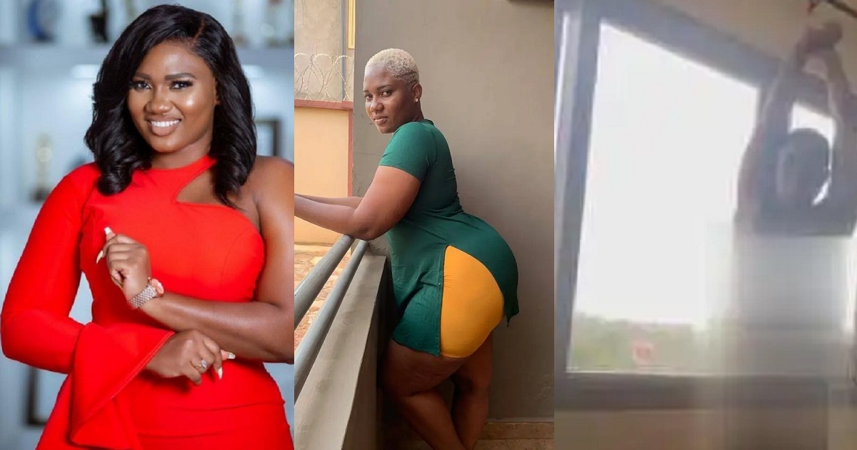 “This is more than being bipolar” – Reactions as actress Abena Korkor goes unclad in new social media post (video)