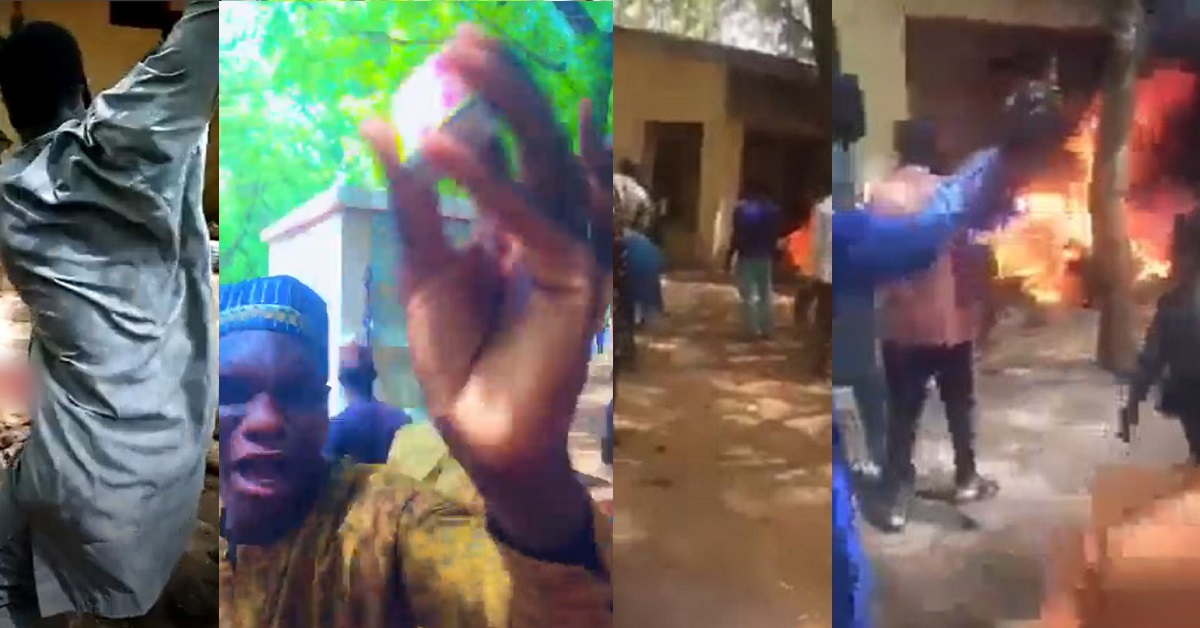 Female student beaten, burnt to death for allegedly insulting Prophet Muhammad in Sokoto (Video)