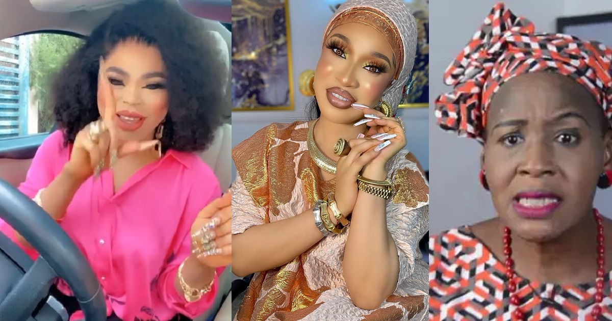“Tonto is trash, she can’t do nothing” – Bobrisky reacts to Tonto Dikeh and journalist, Kemi Olunloyo’s clash