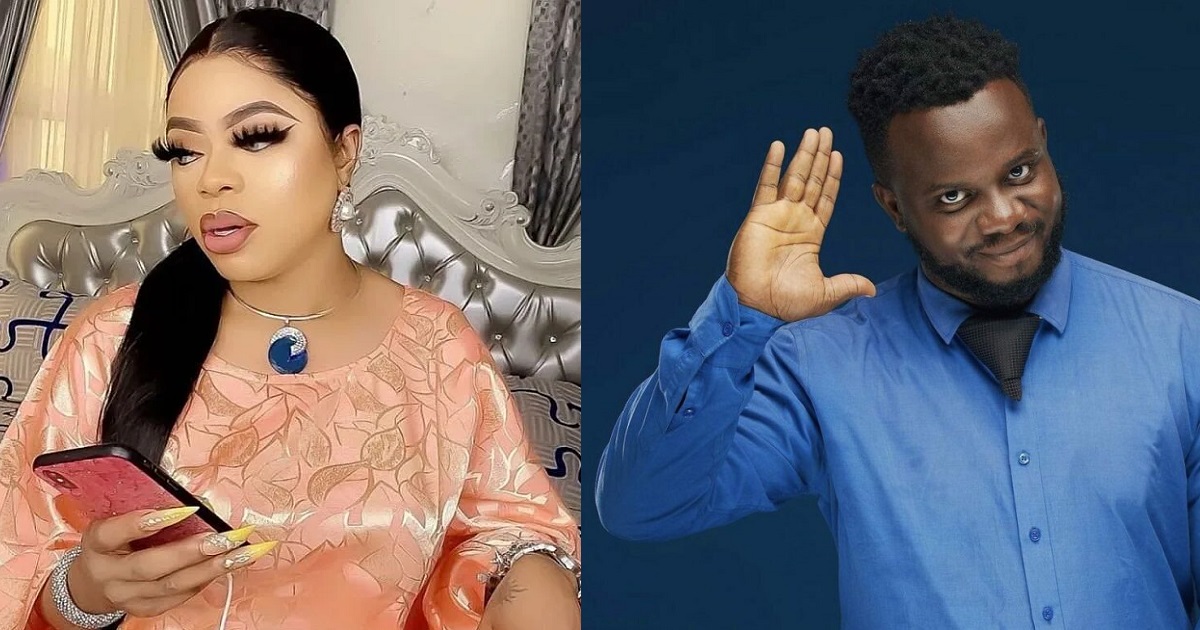 “I’ll soon arrest you” – Between Bobrisky and Sabinus after the comedian called him ‘senior man’