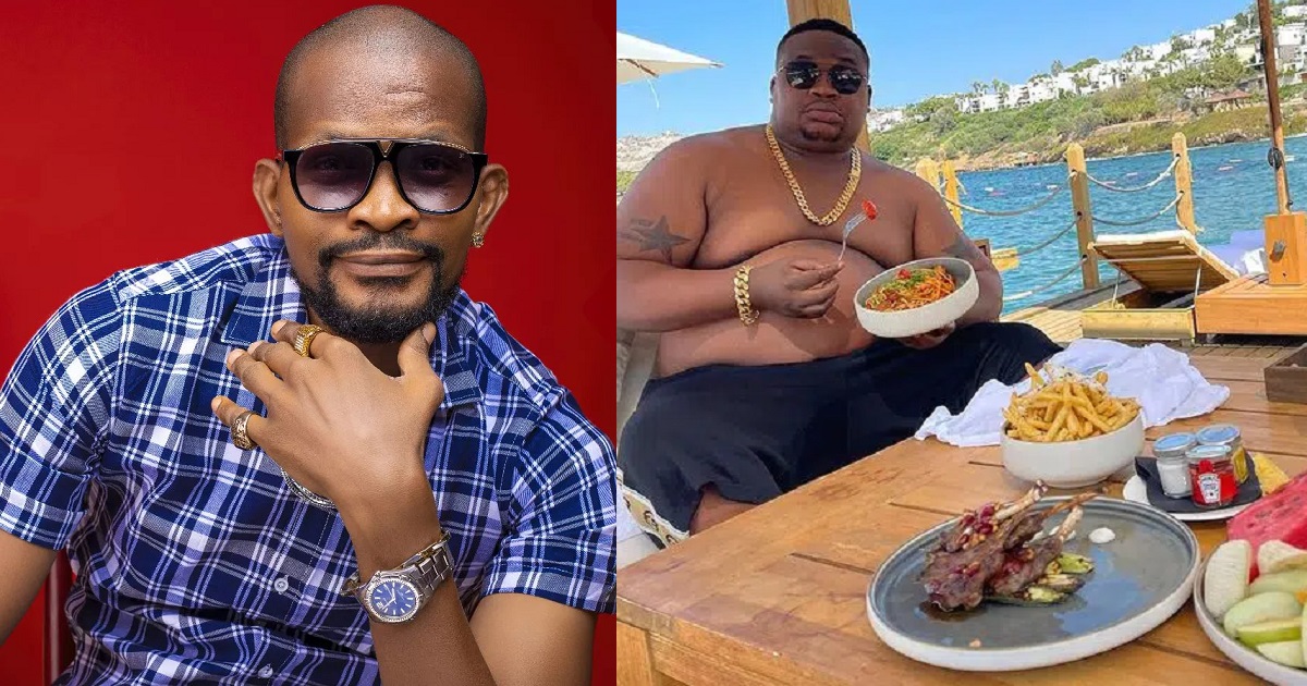 “Bro work out more, obesity is not fashionable” – Uche Maduagwu advises Cubana Chiefpriest