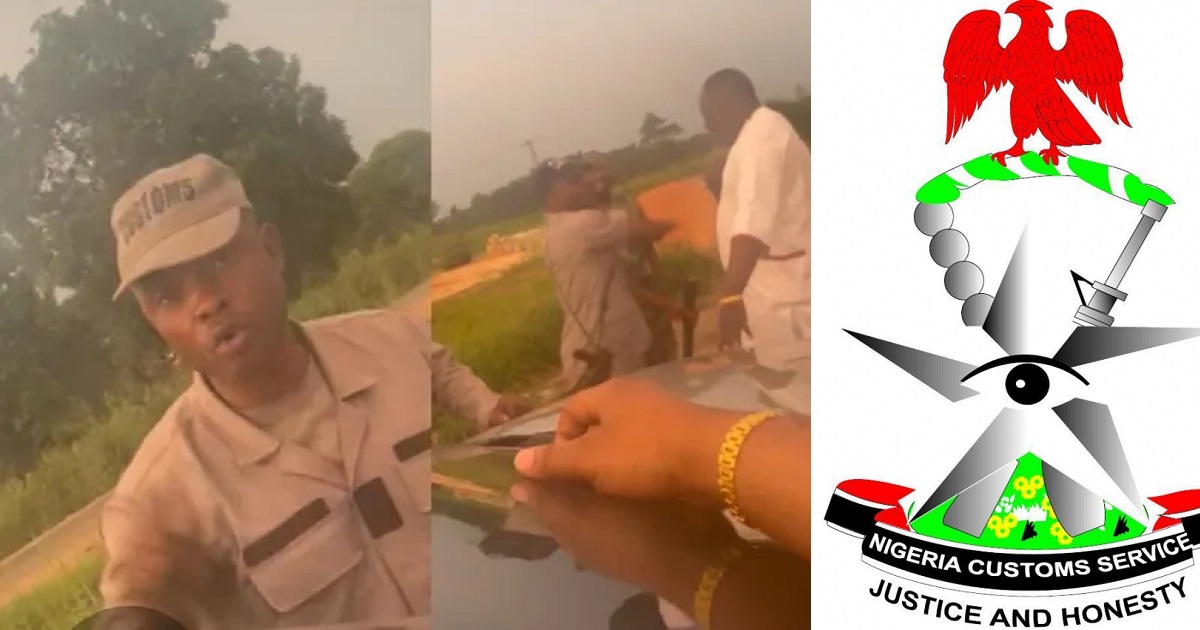 Nigeria Customs Service reacts to viral video of officer slapping governor’s aide