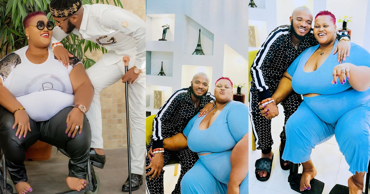 “Which money na?” – Differently-abled Nigerian lady replies trolls saying her ‘husband married her for money’