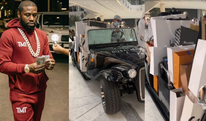 Floyd Mayweather shows