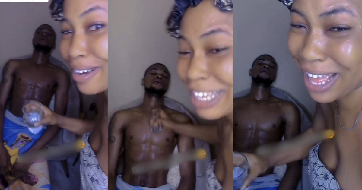 Lady shares the fatigued state her “bobo” was left in after warning him that he’ll “tire” if he had intercourse with her (Video)