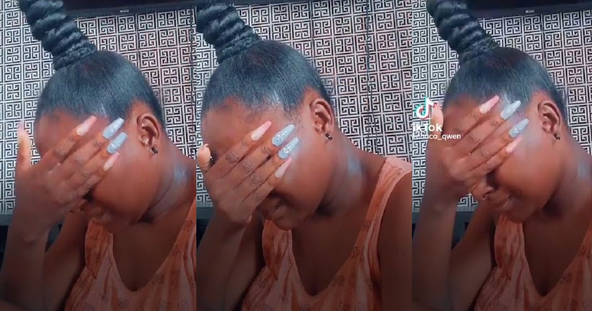 Lady in tears as her relationship of ten years ends (Video)