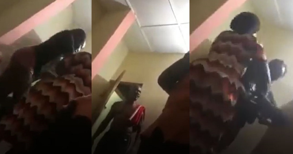 Lady stands up to her dad for assaulting her mom again after 26 years of abusive marriage (video)