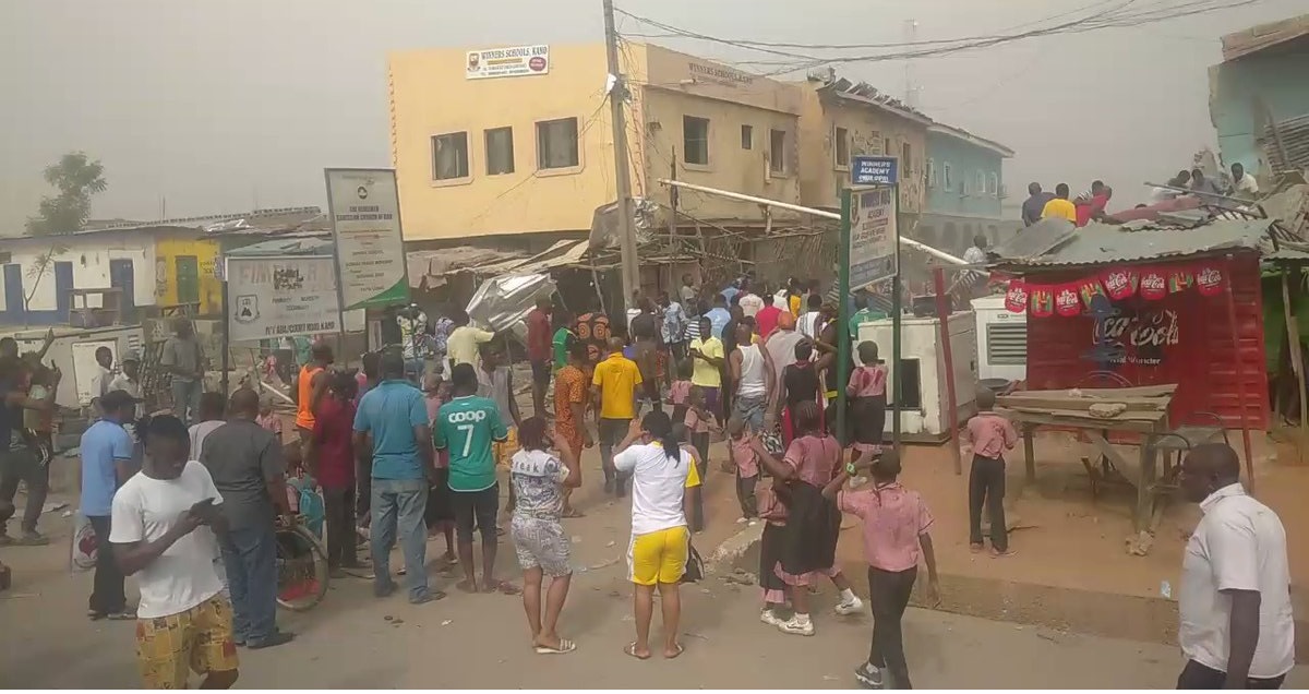 Explosion rocks primary school in Sabon Gari, Kano State, pupils feared dead (VIDEO)