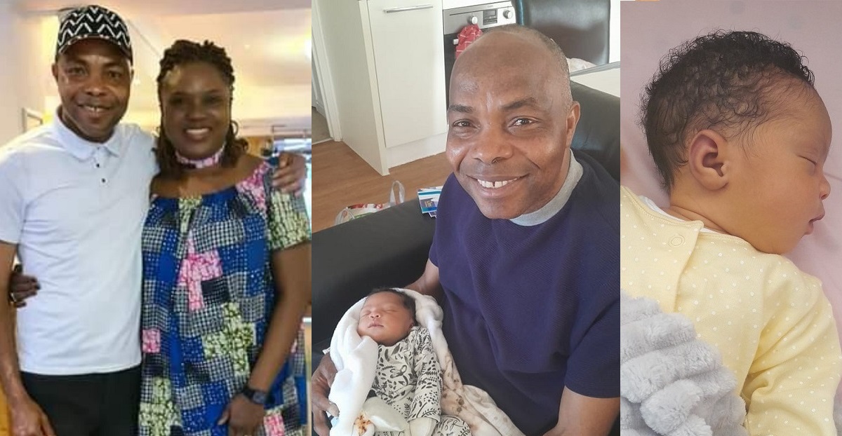 Nigerian man excited as he becomes a father after 10 years of marriage