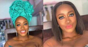 Grieving lady mourns