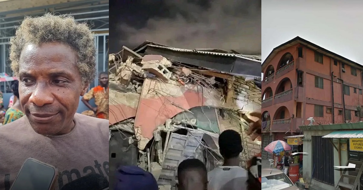 “God was my Saviour” – Tenant narrates how he escaped death in Lagos building collapse