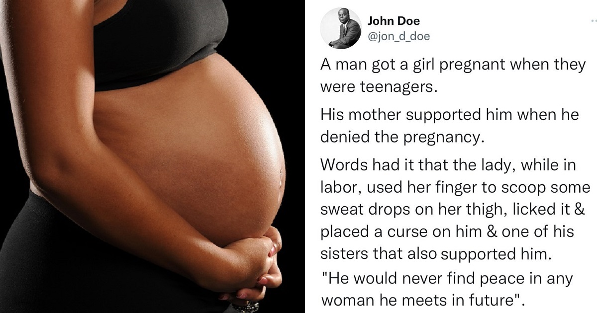 Man narrates what transpired after a woman cursed her baby’s father for denying her pregnancy
