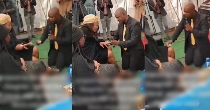 South African man proposes