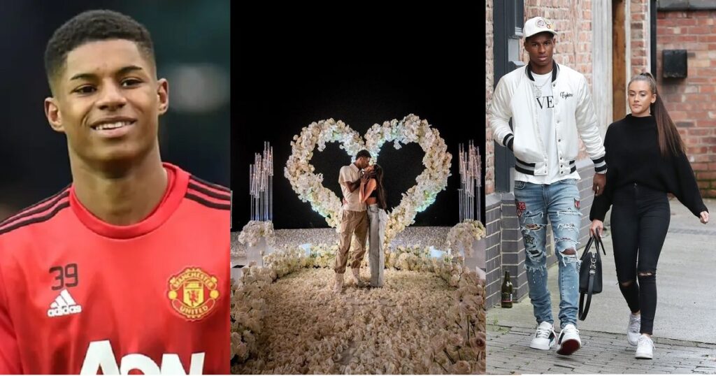 Man U star, Marcus Rashford engaged to his childhood sweetheart, Lucia ...