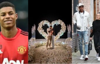 Marcus Rashford engaged