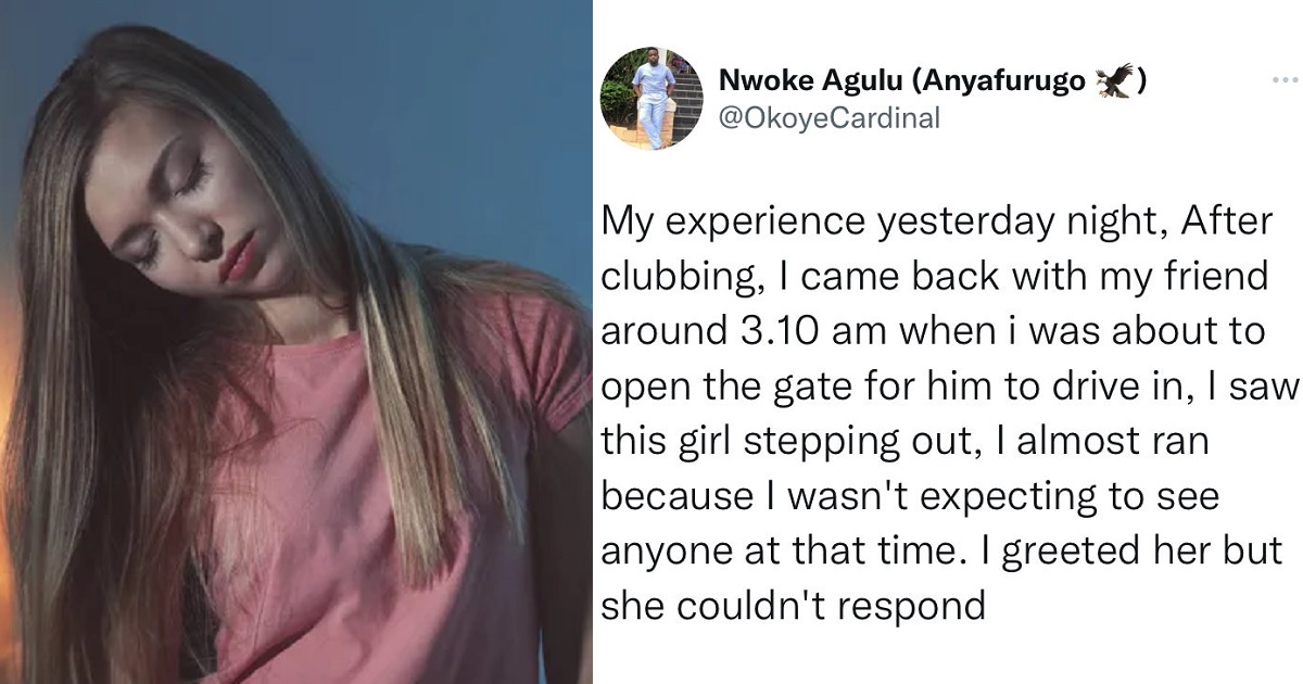 Lady rescued after sleepwalking out of her house at 3:10a.m