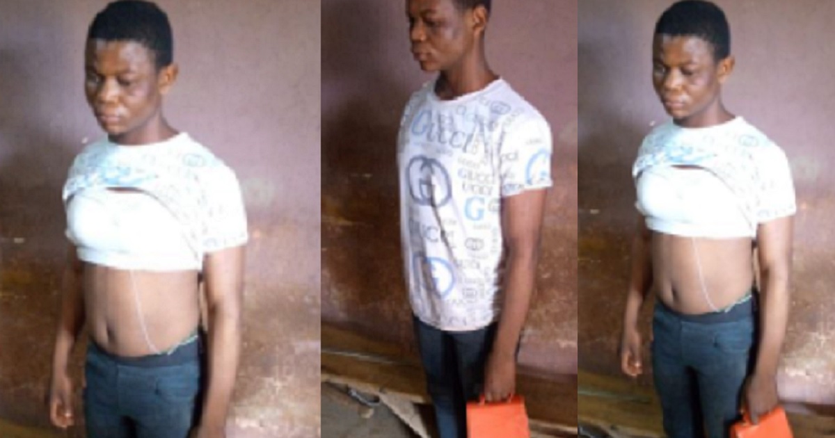 Cross dresser posing as a prostitute arrested after going home with a man in Benue