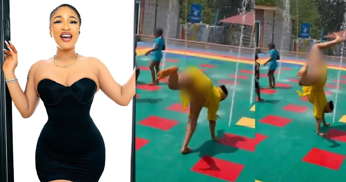 “Even if you see it, you can’t touch it” – Tonto Dikeh reacts to reactions that trailed her somersault video.