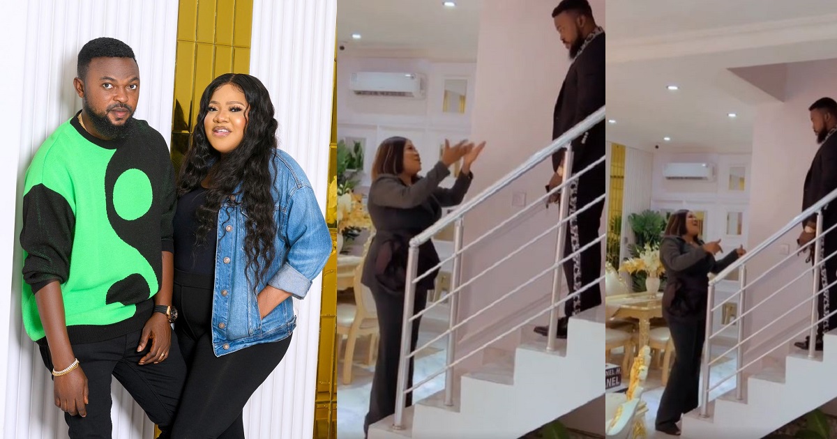 Actress Toyin Abraham serenades her husband with a remix of viral song “carry me dey go my husband house” in hilarious video