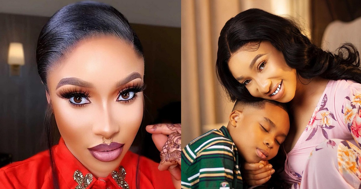Invest happiness, wealth, love in your child- Tonto Dikeh advises single mothers