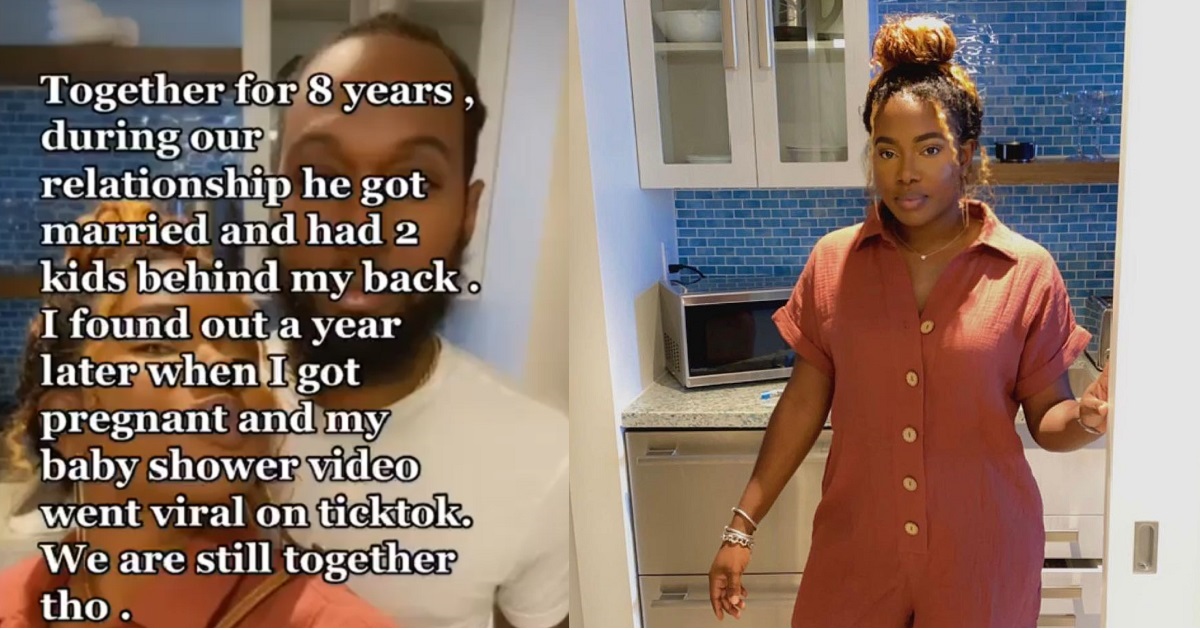 “We are still together” – Lady declares love for ‘boyfriend’ of 8 years who married and had 2 kids without her knowledge (video)